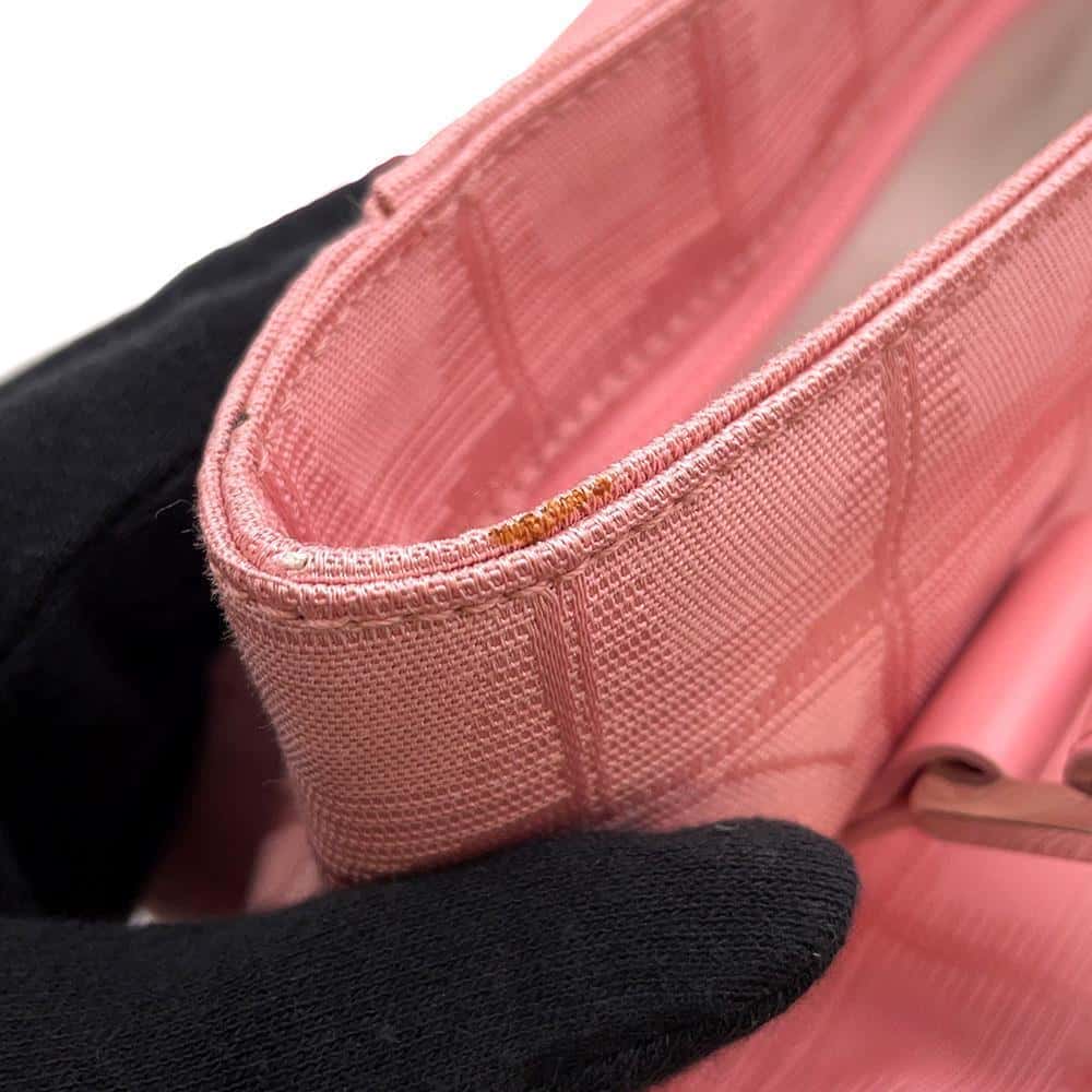 CHANEL New Travel Line Handbag Pink A30916 Nylon