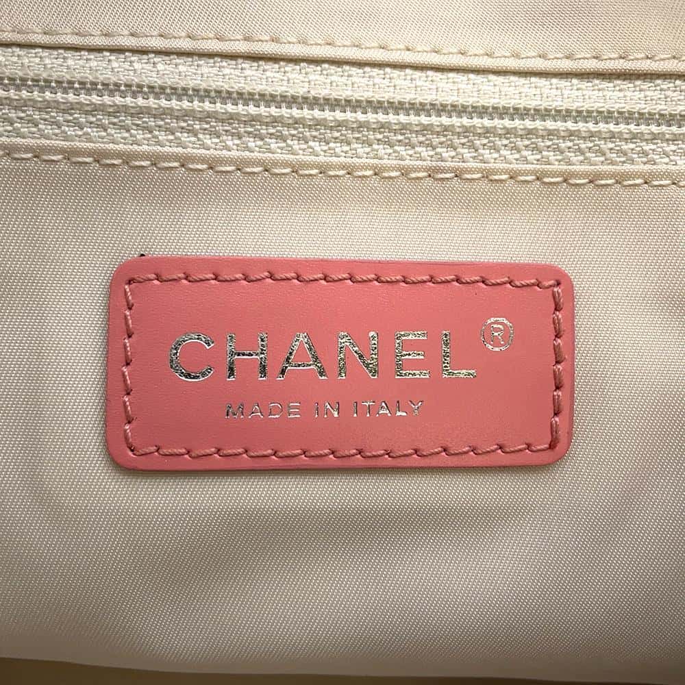 CHANEL New Travel Line Handbag Pink A30916 Nylon