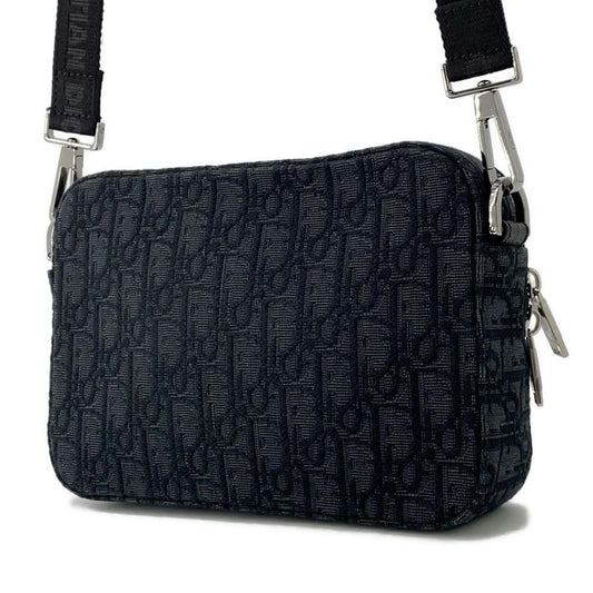 Dior Oblique Safari Messenger Bag Black 1ESPO206YKY_H03E Canvas