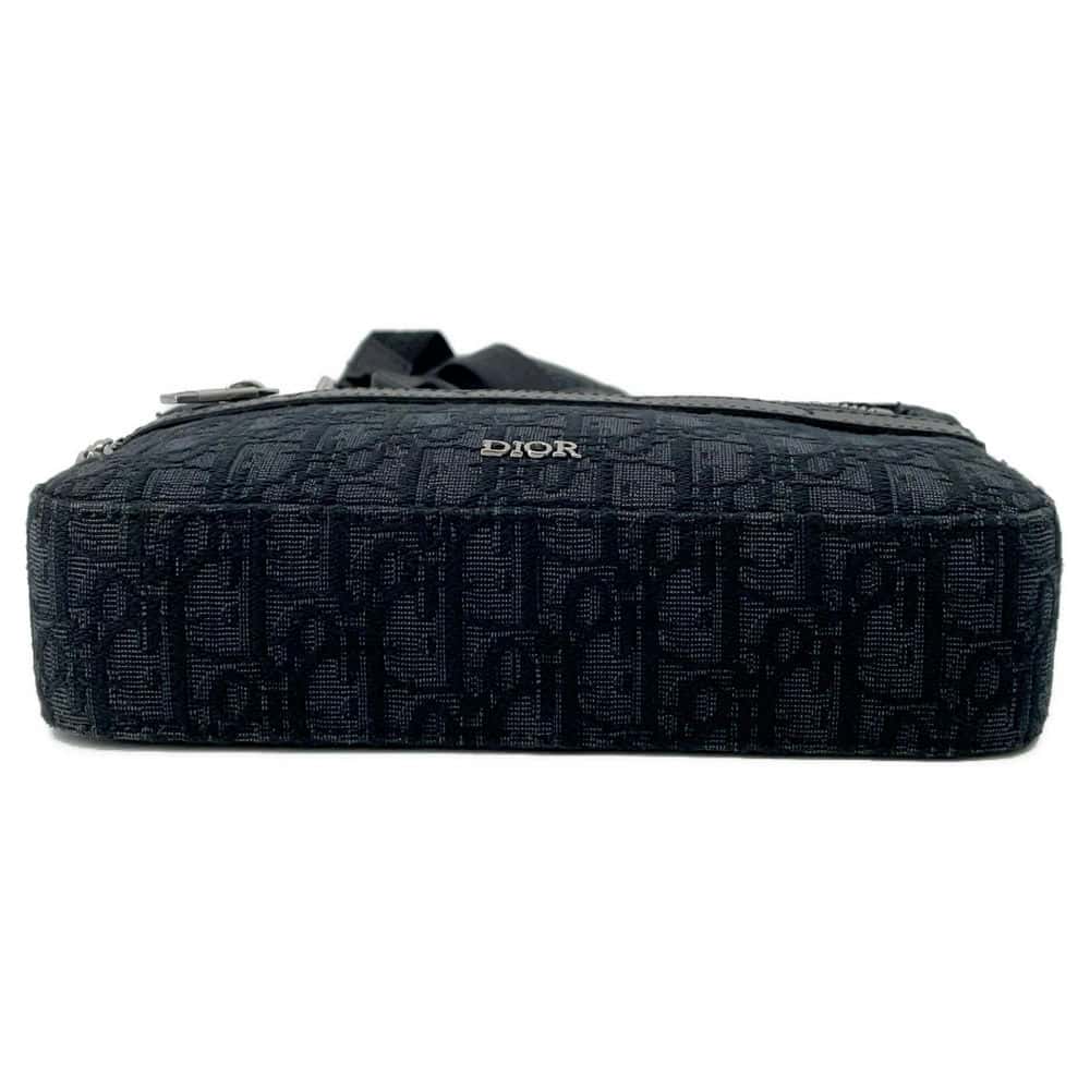 Dior Oblique Safari Messenger Bag Black 1ESPO206YKY_H03E Canvas