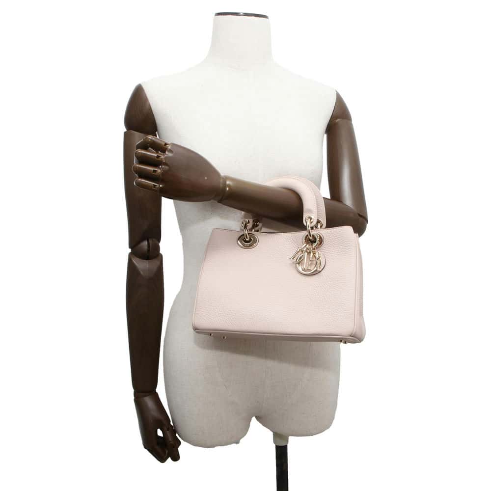 Dior Diorissimo Mini Pink M09150TRL Leather Size Mini