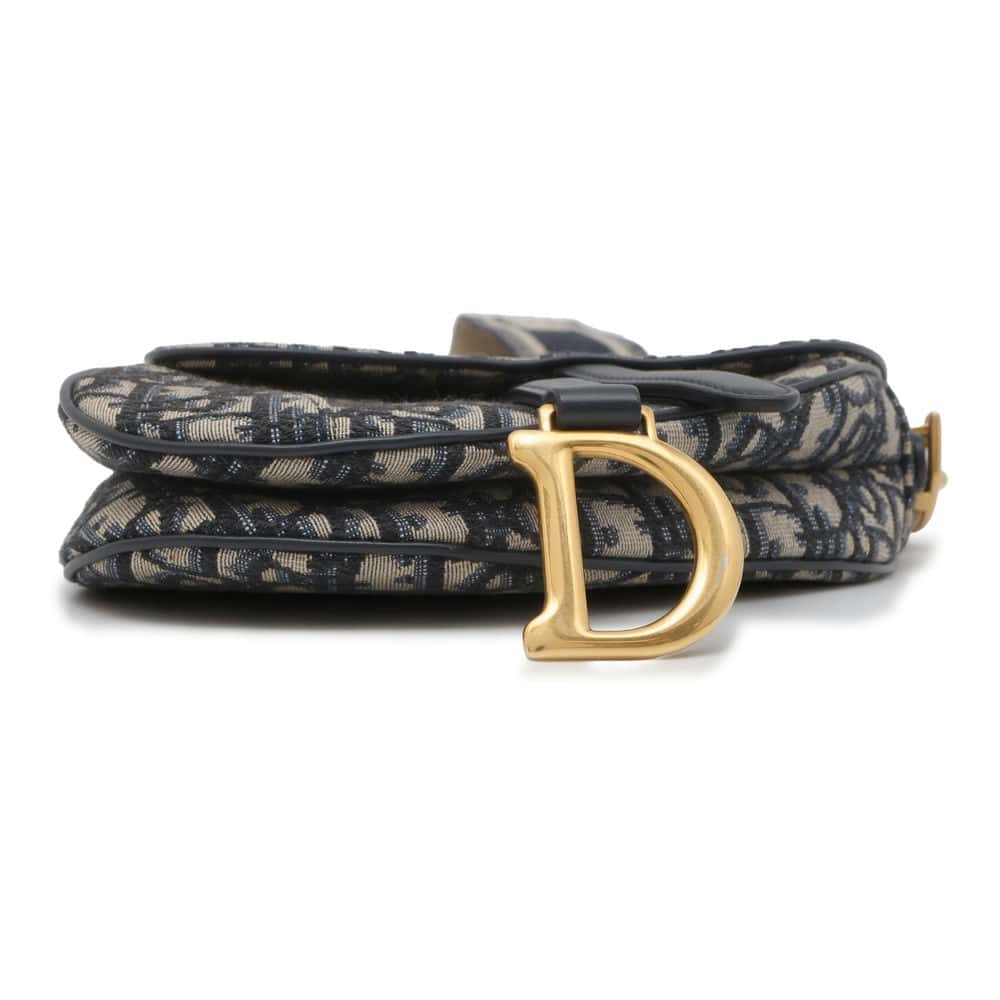 Dior Saddle bag Navy M0456CTZQ Canvas Leather Size Mini