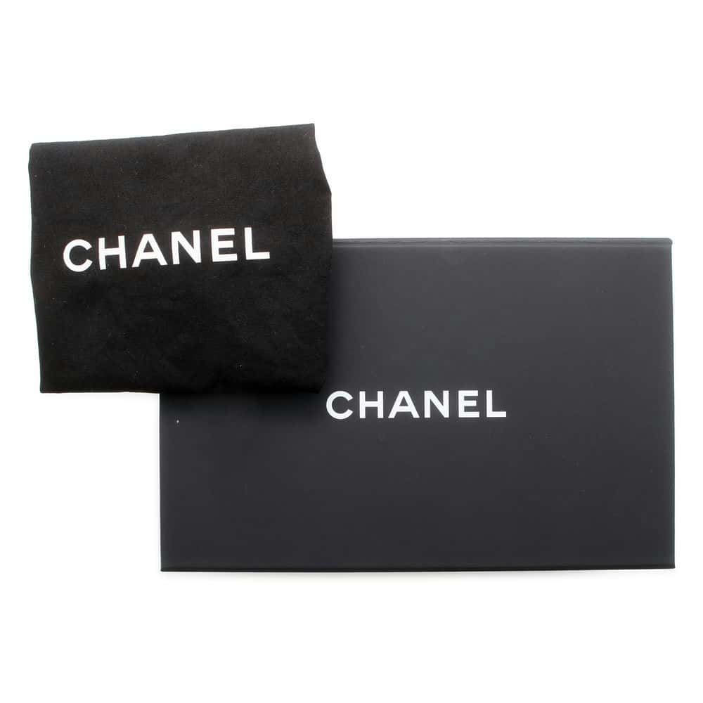 CHANEL Mini Matelasse Flap Bag Light Blue A35200 Lambskin Size 17