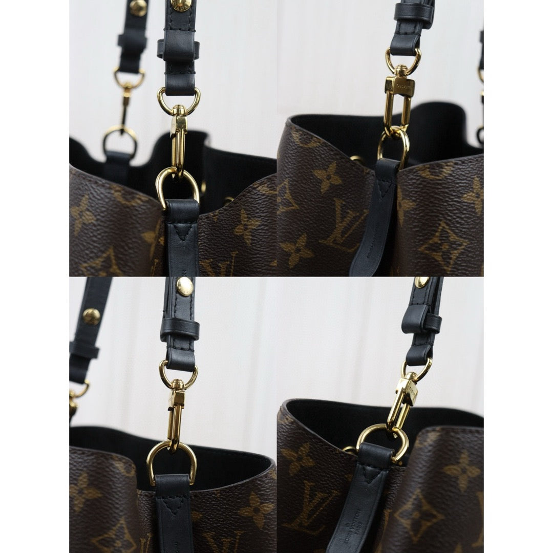 Very Good ( Rank A)｜ LV Monogram Neonoe Canvas  Black Shoulder Bag ｜Counter Price ￥326,700JPY｜S25020906