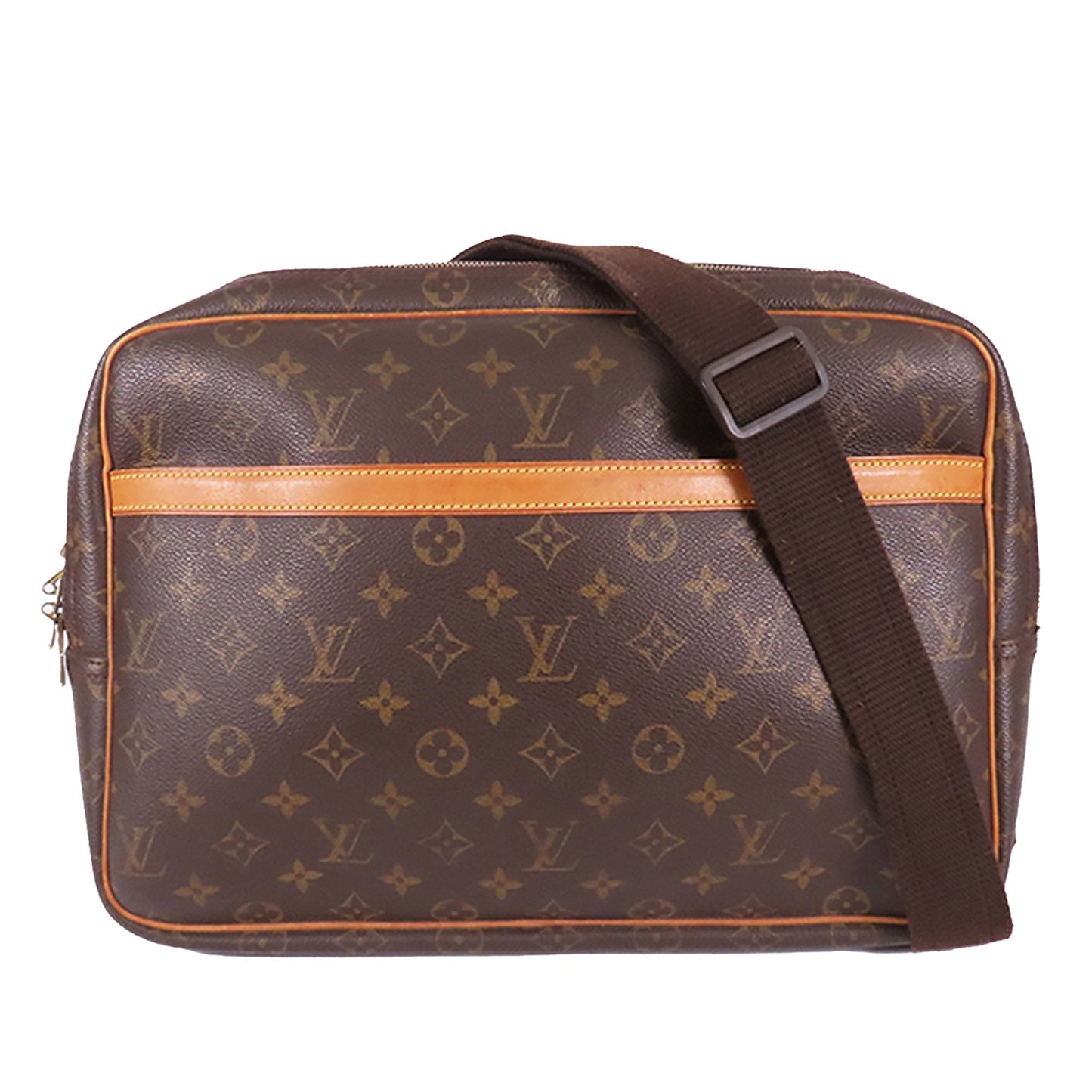 LOUIS VUITTON Monogram Reporter GM Crossbody Bag