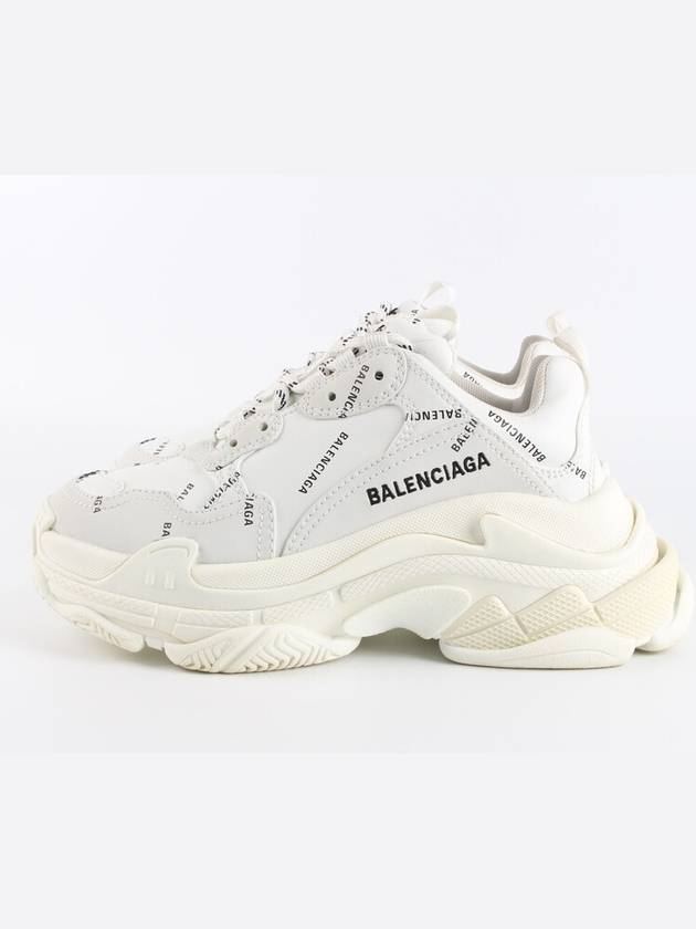 Luxury Balenciaga  Triple S Multi Logo White 36 230