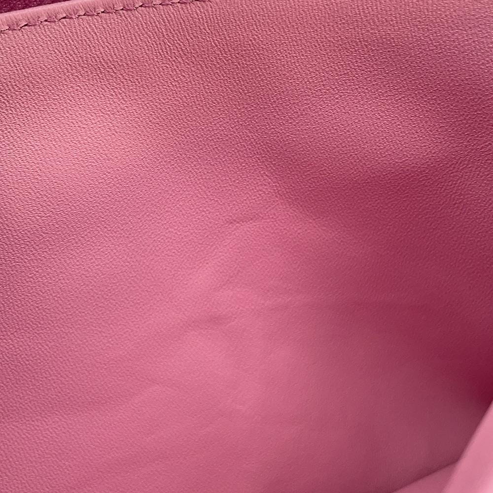 CHANEL Sequins Shopping Tote Bag Pink/Black AS4856 Sequins Leather