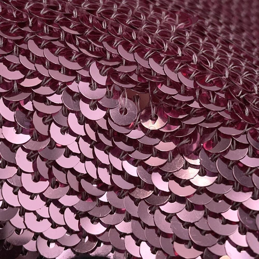 CHANEL Sequins Shopping Tote Bag Pink/Black AS4856 Sequins Leather