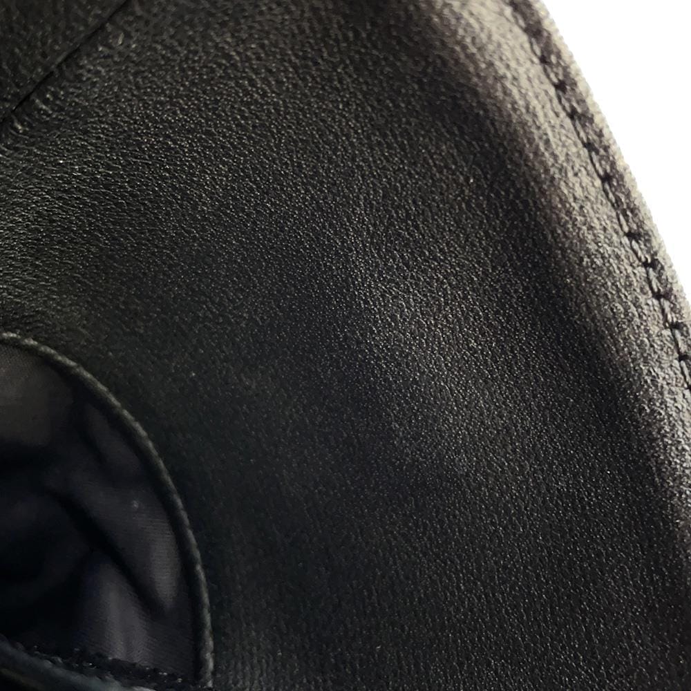 CHANEL Paris-Biarritz Tote Black A34208 PVC Coated Canvas Leather Size PM