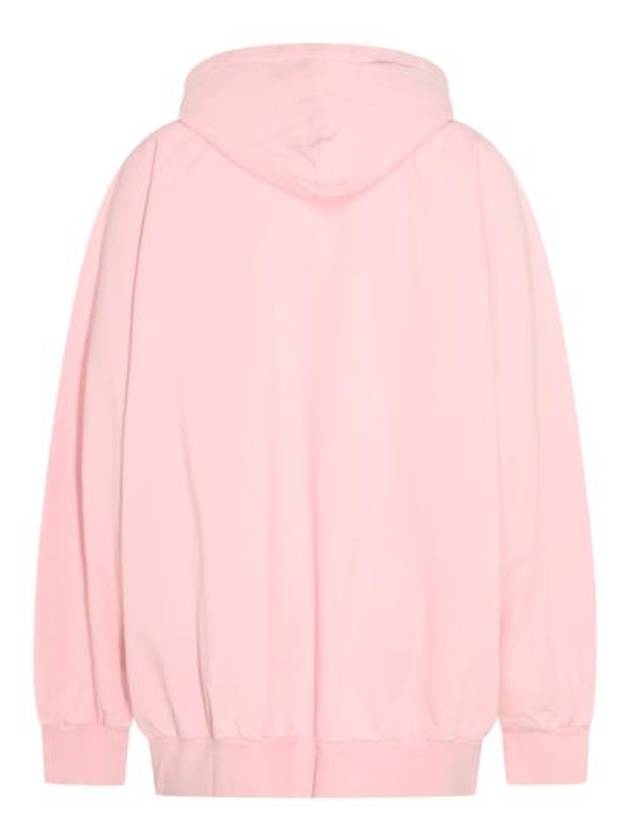 Luxury Balenciaga  College Logo Hoodie Pink