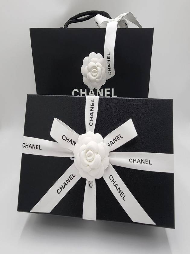 Two Tone Lambskin Ballerina Beige Black Chanel