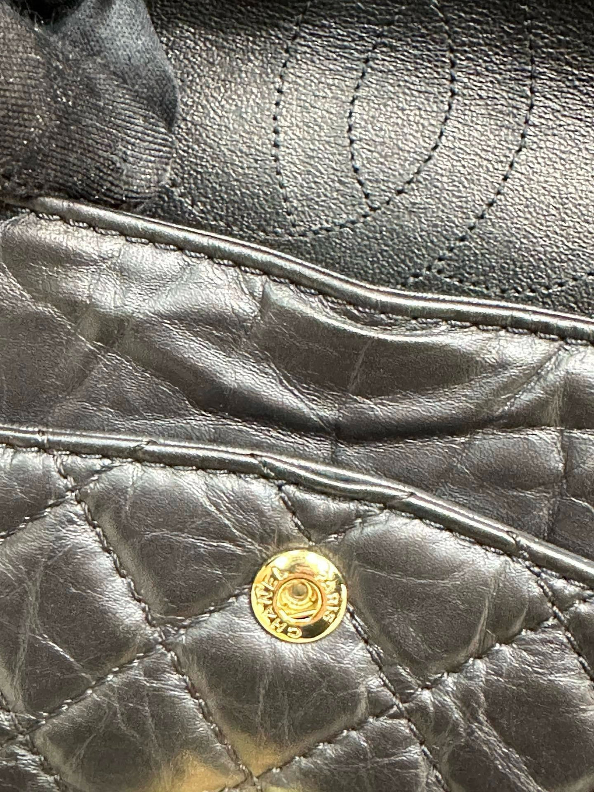 Chanel Small 2.55 Reissue Aged Calfskin Lucky Charms 225 Flap Black GHW