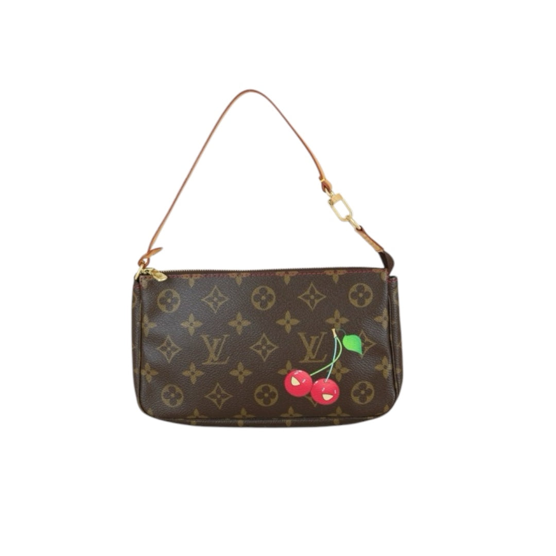 Very Good ( Rank A)｜ LV Takashi Murakam Cherry Monogram Pochette Accessoires ｜B25011008