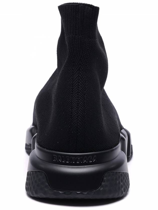 Luxury Balenciaga  Men's Speed Recycle Knit High-Top Sneakers Black