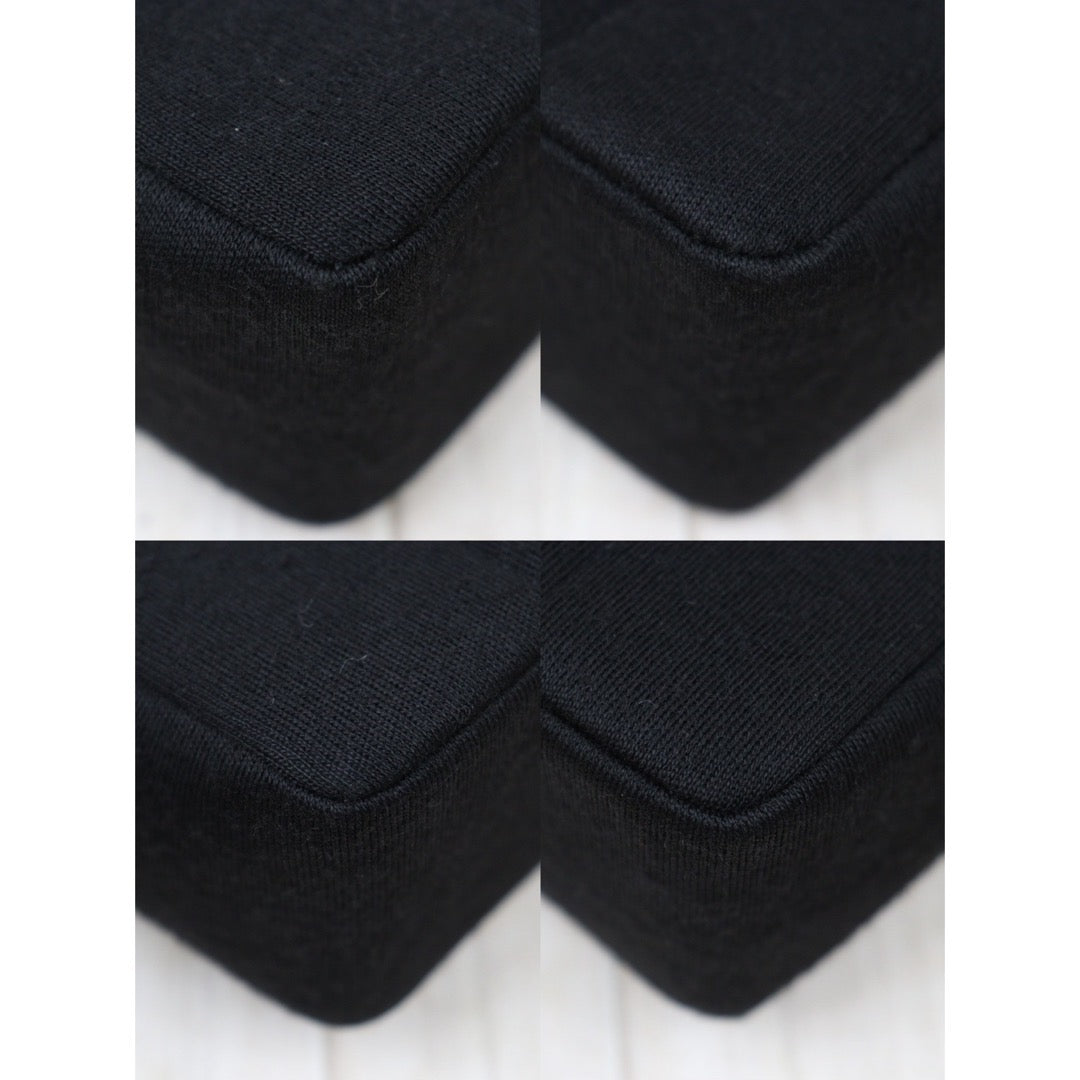 Rank AB ｜ CHANEL Canvas Baguette 23 Shoulder Bag Black Made In 2006-2008Year｜ P24061142