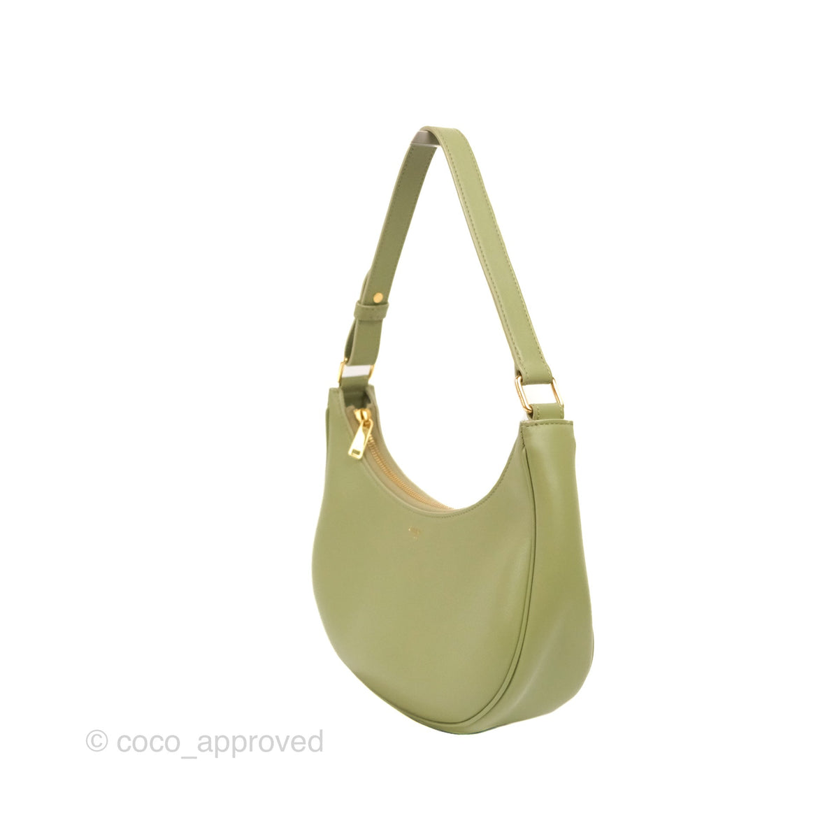 Celine Ava Bag Avocado Green Calfskin