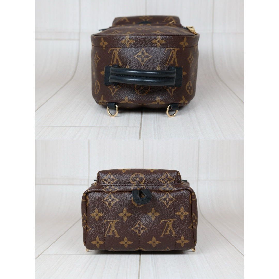 Very Good ( Rank A) ｜  LV Monogram Coated Canvas Mini Palm Springs Backpack｜S24101201