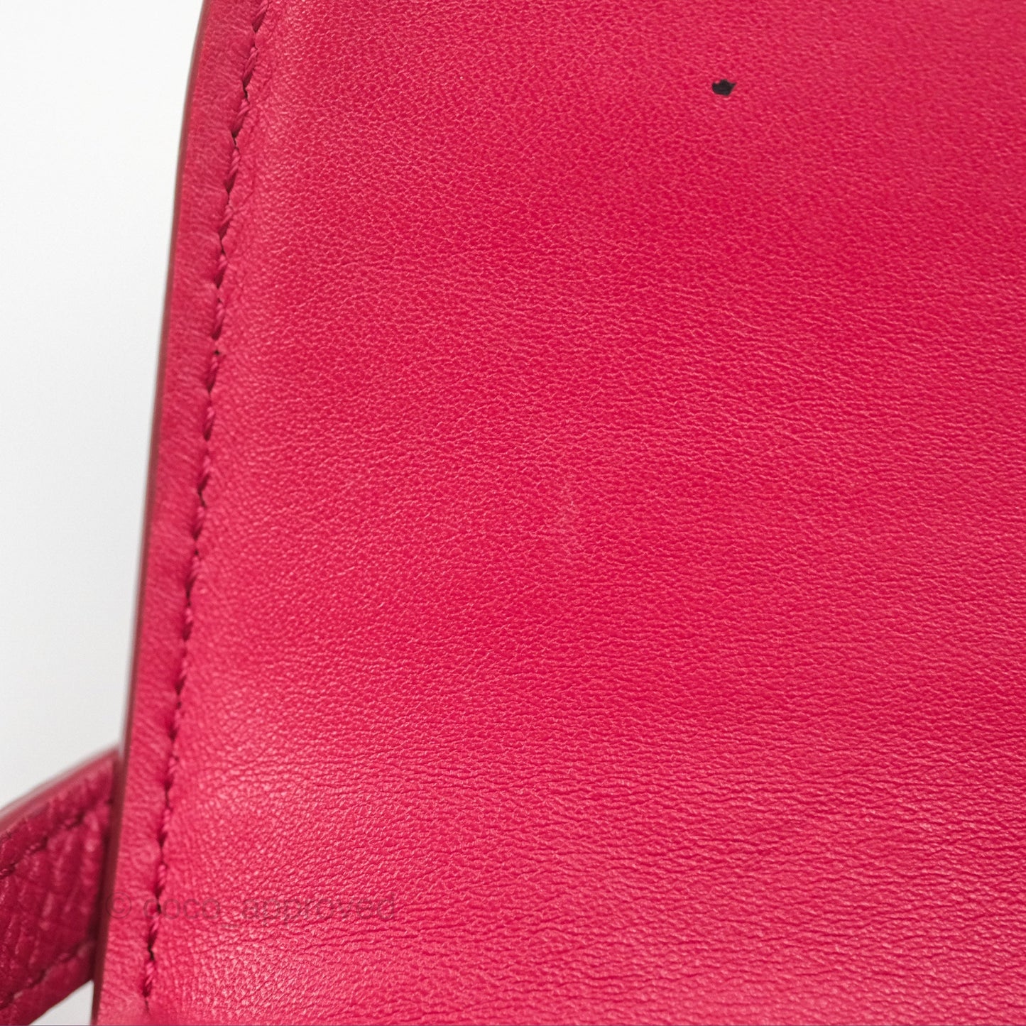 Celine Small Trotteur Crossbody Bag Grained Calfskin Dark Pink