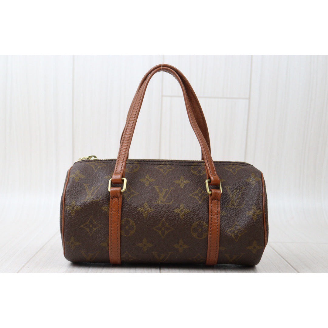 Rank AB ｜ LV Monogram Papillon 22 Handbag ｜24070211