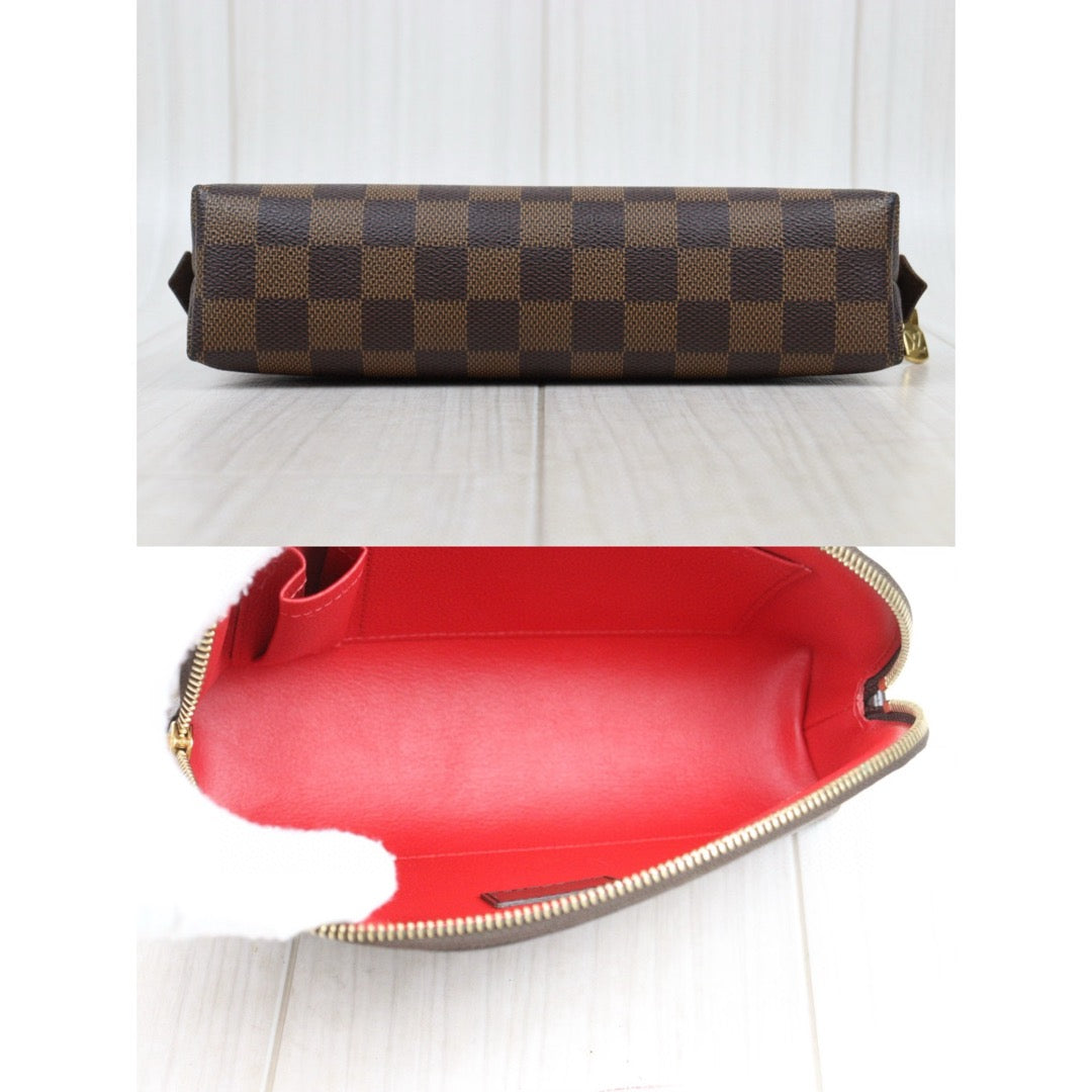 Good ( Rank AB)｜LV Damier GM Pochette Cosmetics｜S25033004