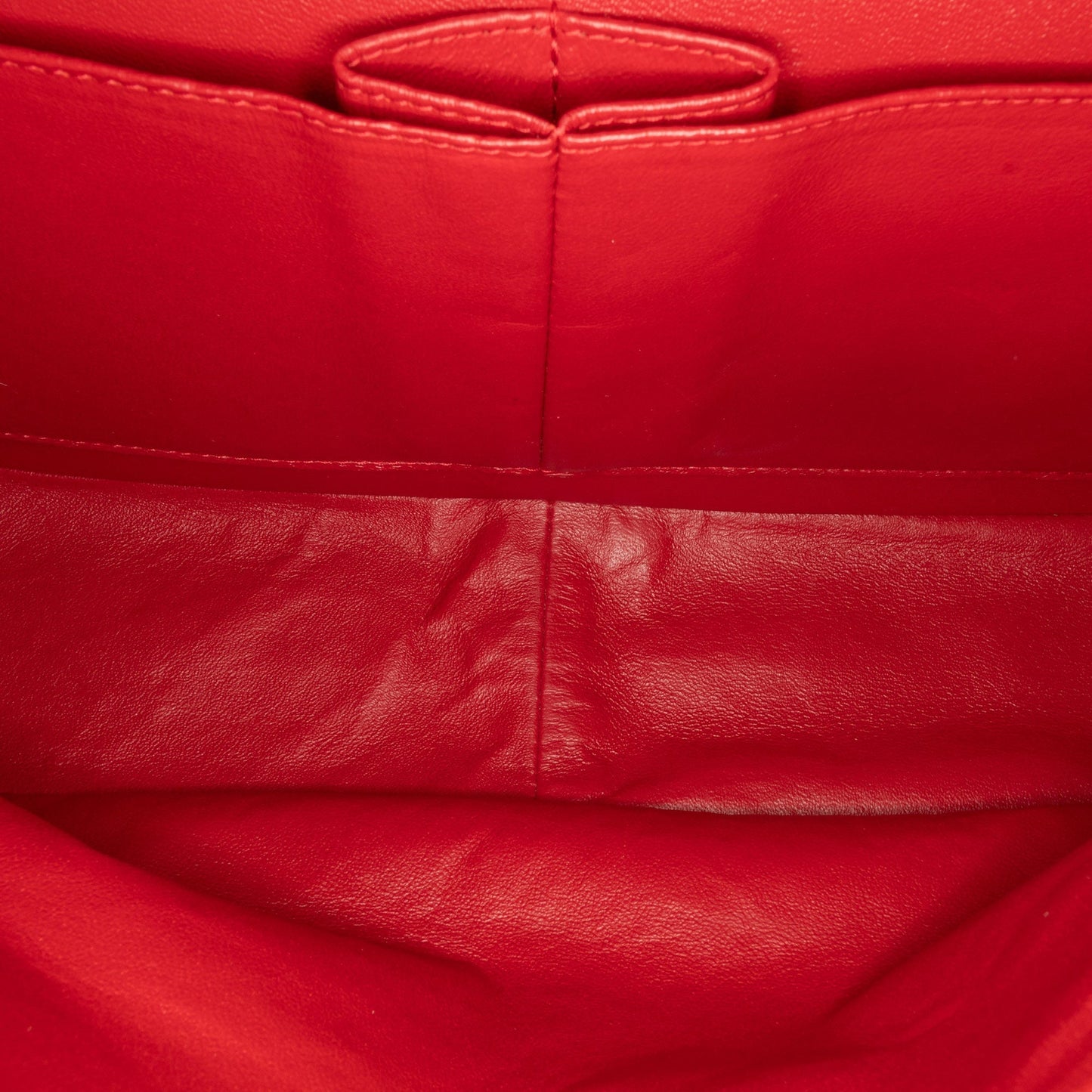 Red Chanel Jumbo Classic Patent Double Flap Shoulder Bag