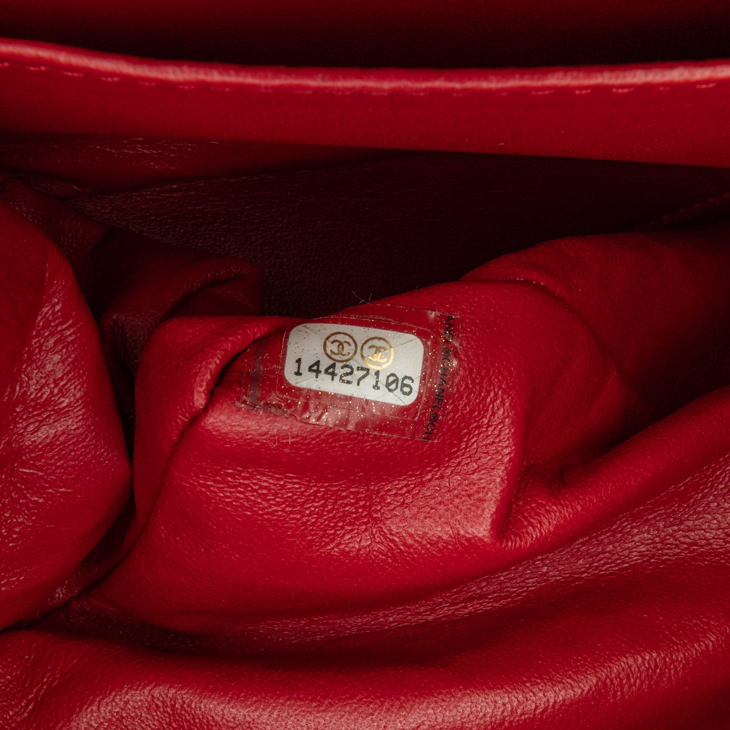 Red Chanel Jumbo Classic Patent Double Flap Shoulder Bag