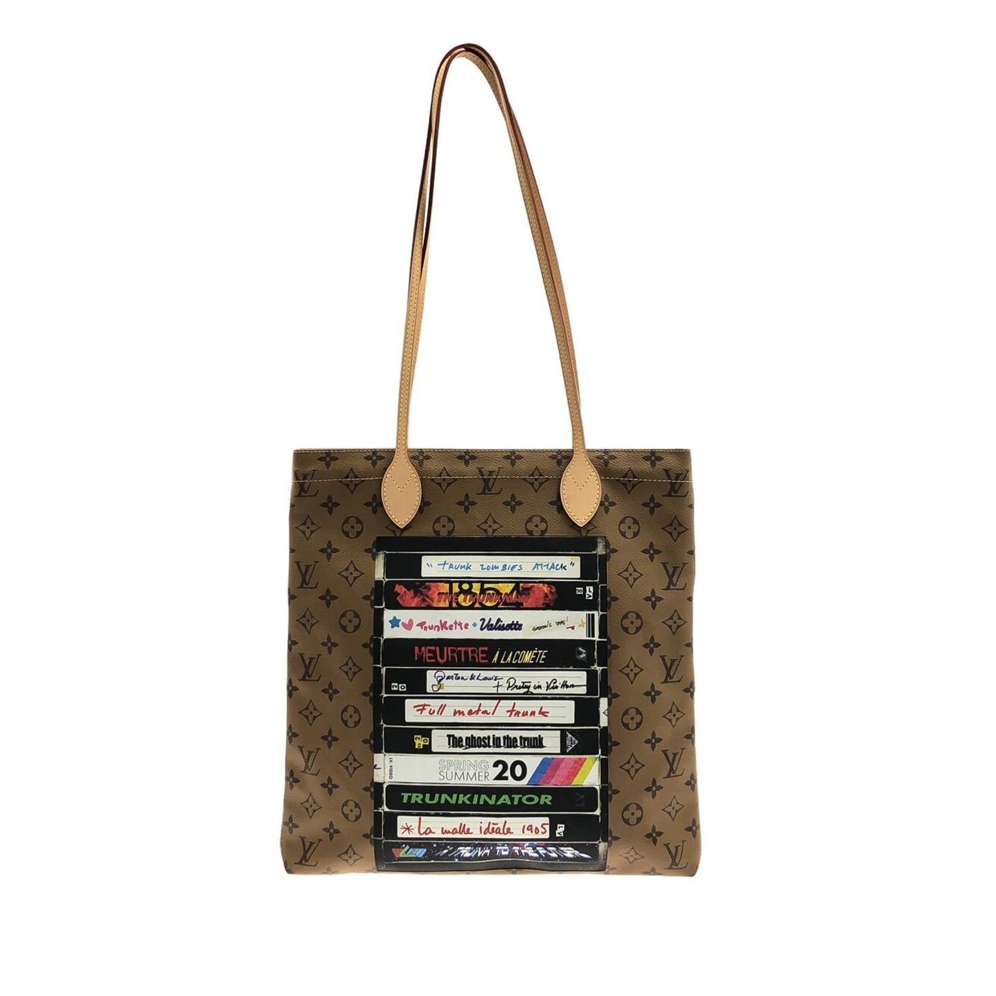 LOUIS VUITTON Monogram Reverse VHS Tape Carry It Tote Bag