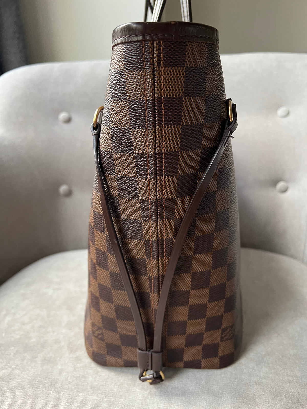 Louis Vuitton Neverfull MM Damier Ebene Cherry Interior (RRP £1,410)
