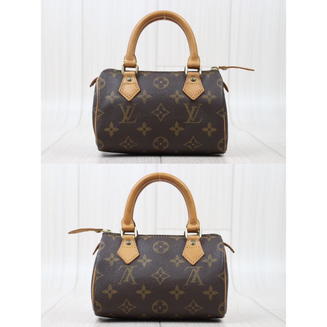 Rank AB ｜ LV Monogram Mini Speedy Handbag Wirh Shoulderstrap｜24061801