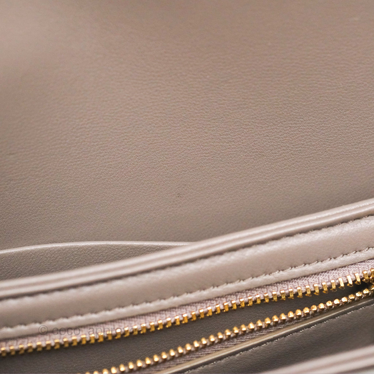 Celine Teen Triomphe Shiny Calfskin Pebble Gold Hardware