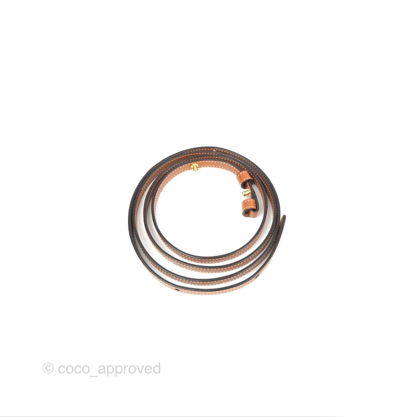 Celine Wallet On Strap Triomphe Canvas Tan Lambskin