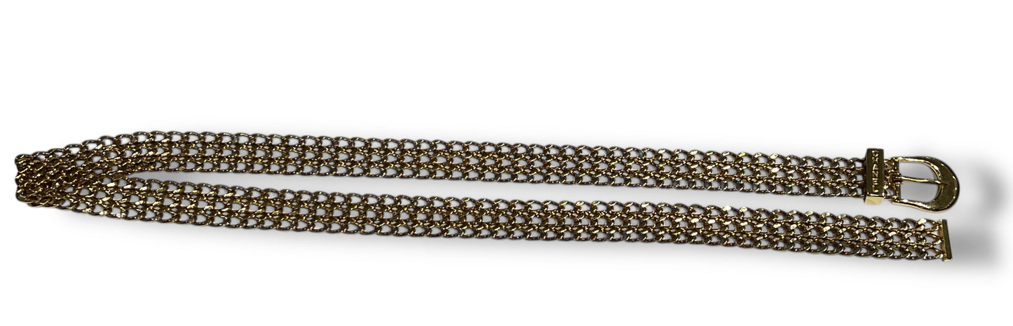 Chanel - ceinture gourmette dorée