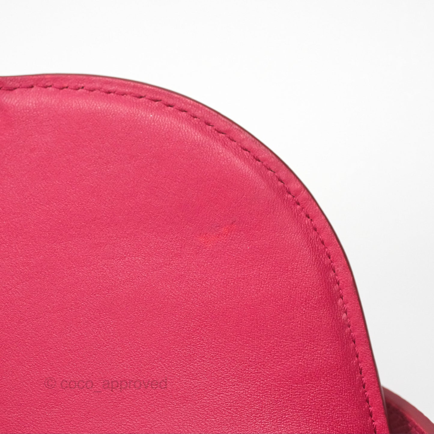 Celine Small Trotteur Crossbody Bag Grained Calfskin Dark Pink