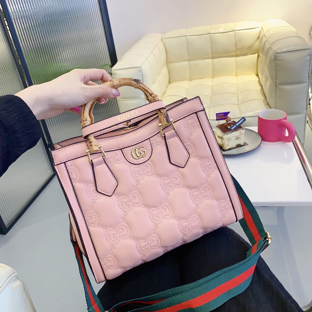 Gucci  Diana Handbag  Bamboo Handle Tote