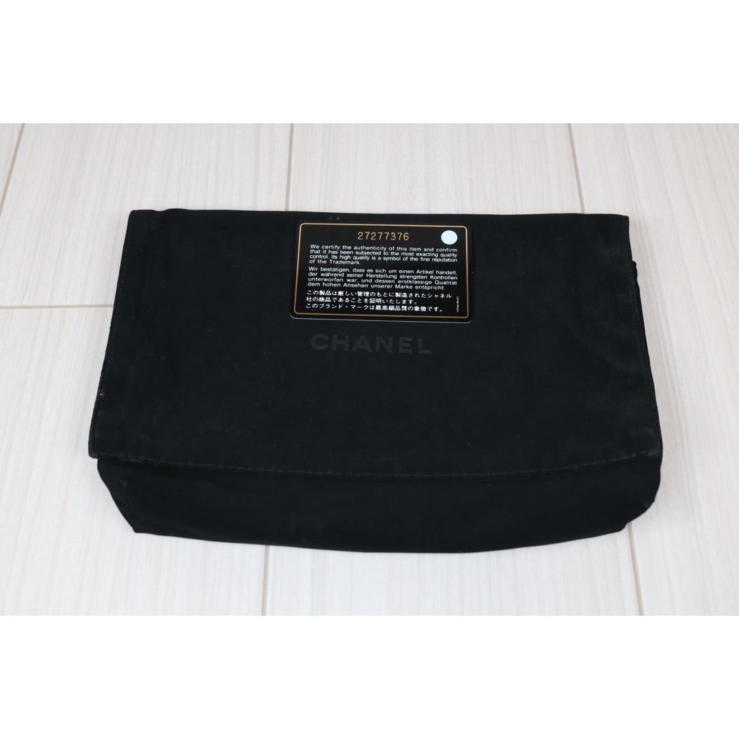 Very Good ( Rank A)｜ CHANEL Matelasse Caviar Skin Chain Wallet Black Silver Hardware Made in 2019 Year ｜S24061102
