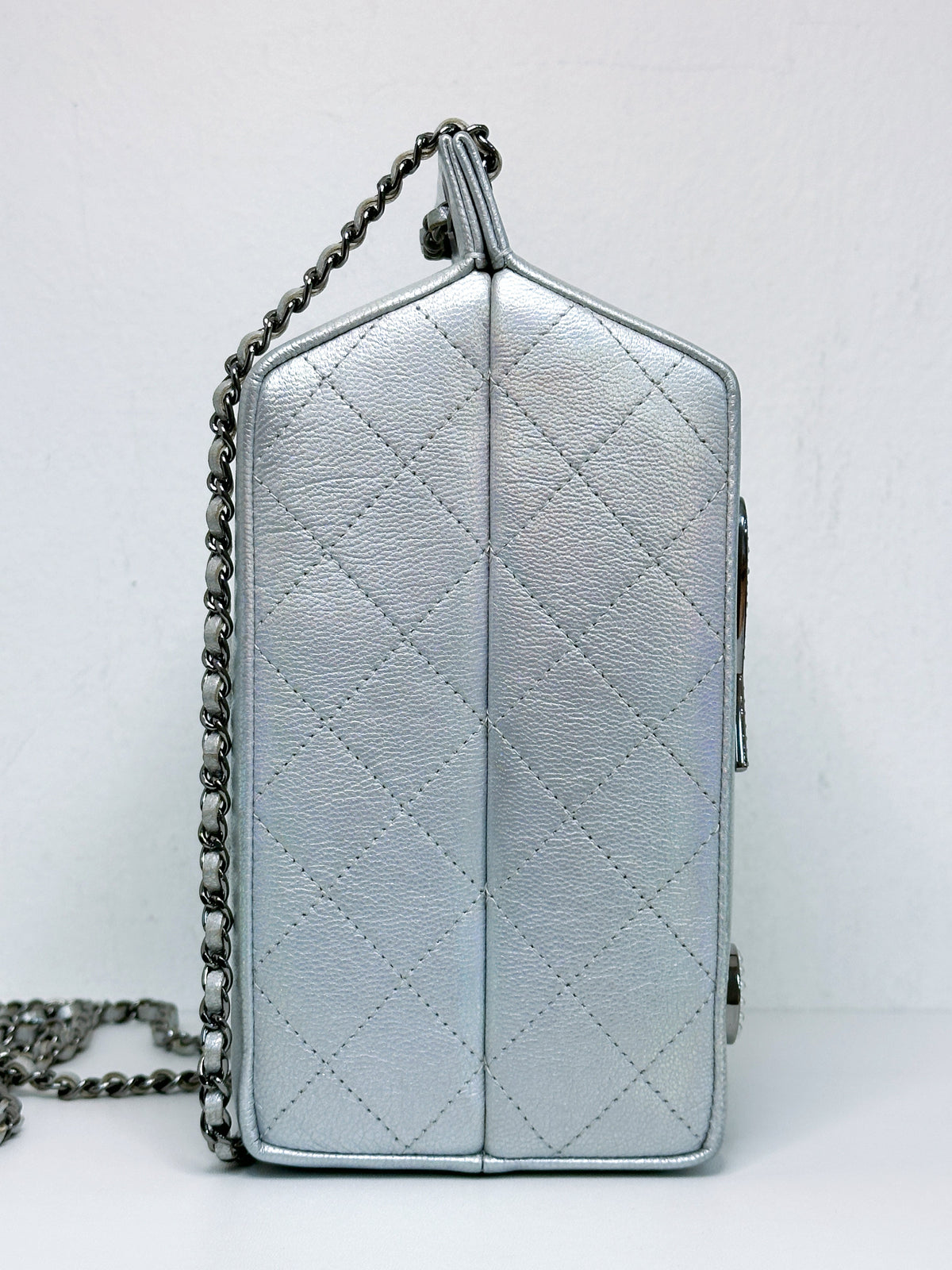 CHANEL RARE LIMITED EDITION LAIT DE COCO MILK CARTON BAG 2009 holo