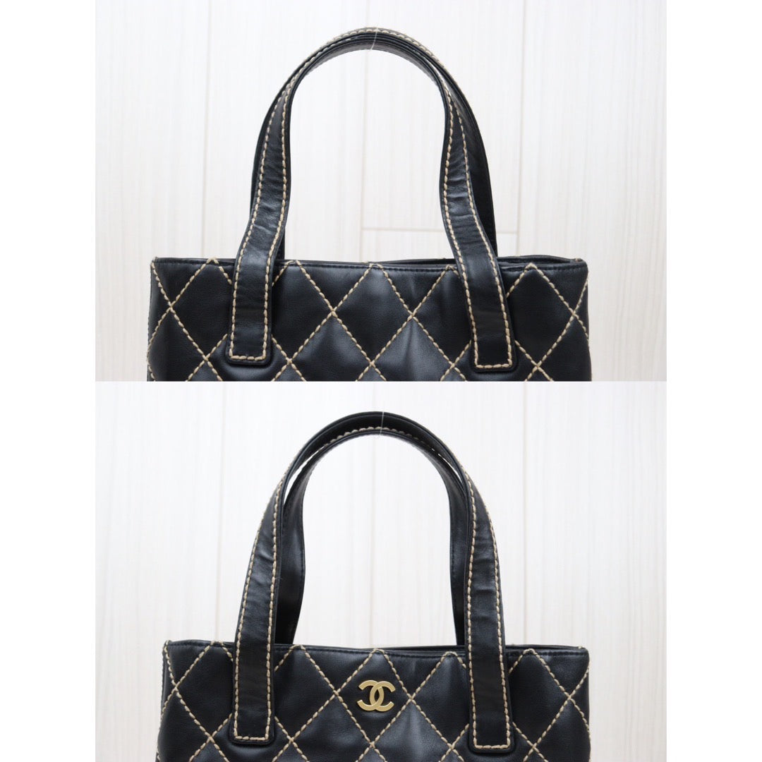 Rank AB｜ CHANEL Calf Leather Hand Bag Made In 2003～2004Year｜V24031228