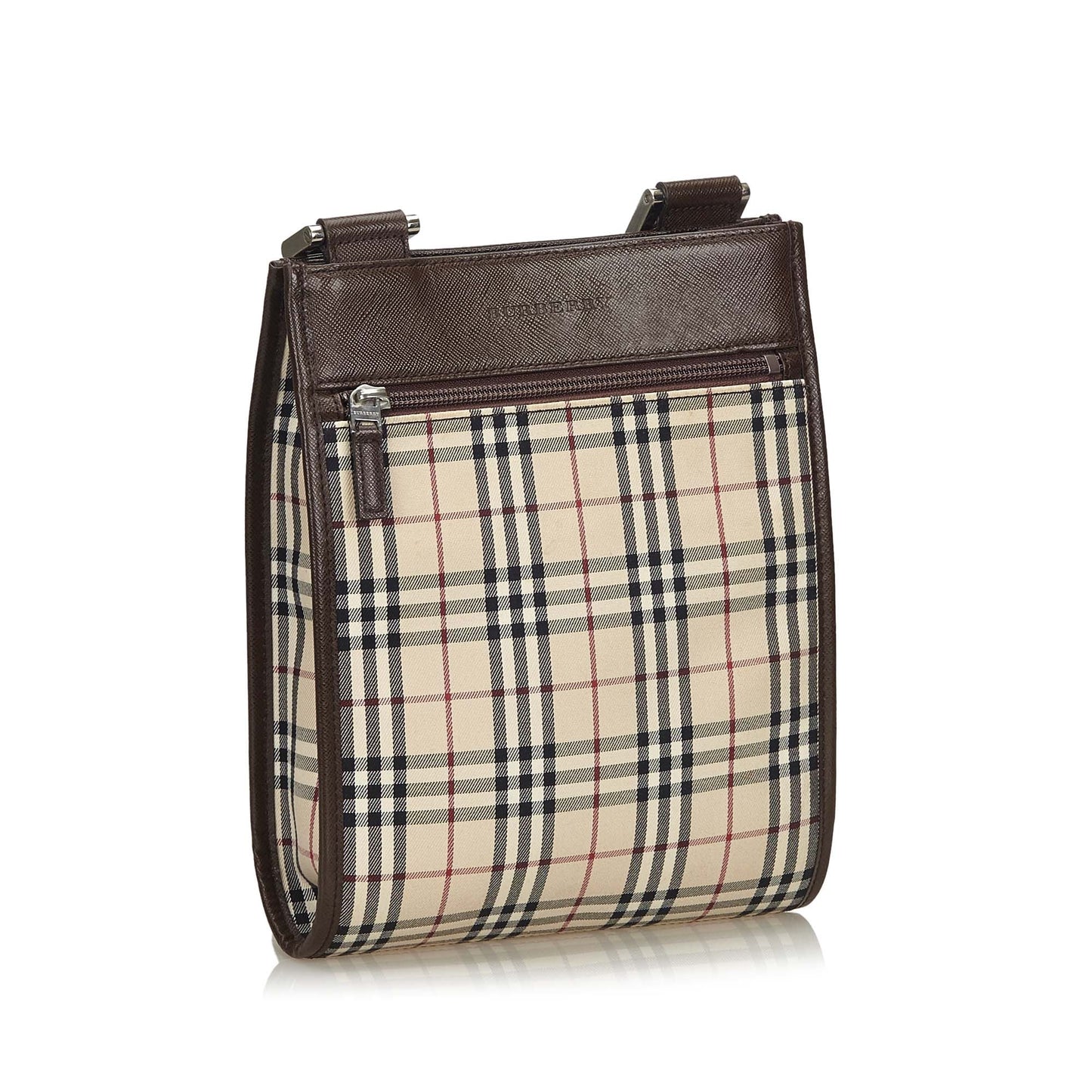 Burberry Brown House Check Nylon Crossbody Bag United Kingdom