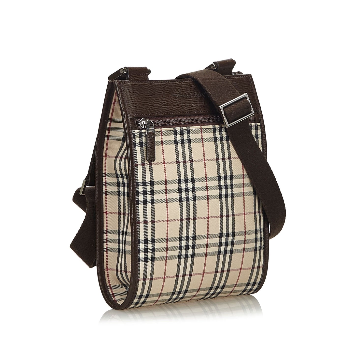 Burberry Brown House Check Canvas Crossbody Bag United Kingdom