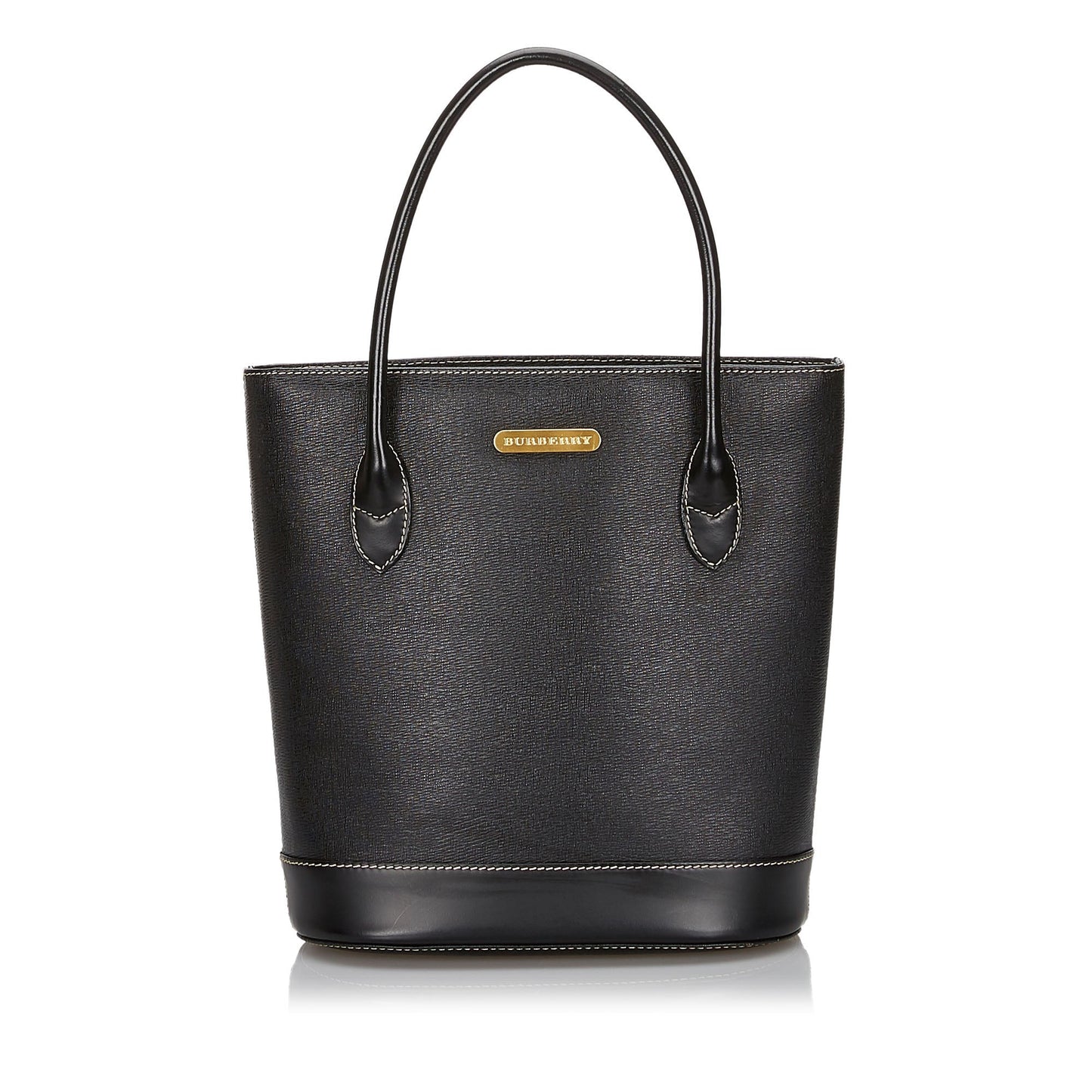 Burberry Black Others Leather Tote Bag United Kingdom