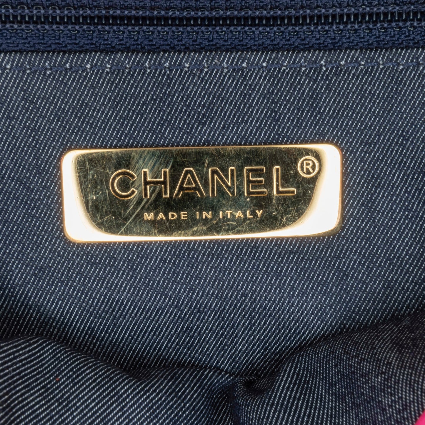 Pink Chanel Lambskin CC Mania Flap Crossbody Bag