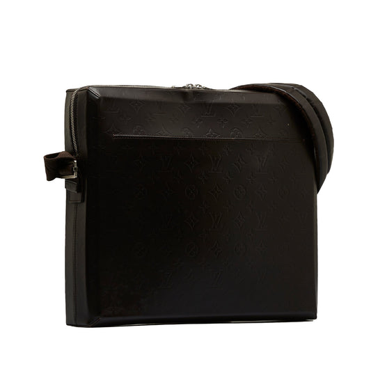LOUIS VUITTON Monogram Glace Steve Business Bag