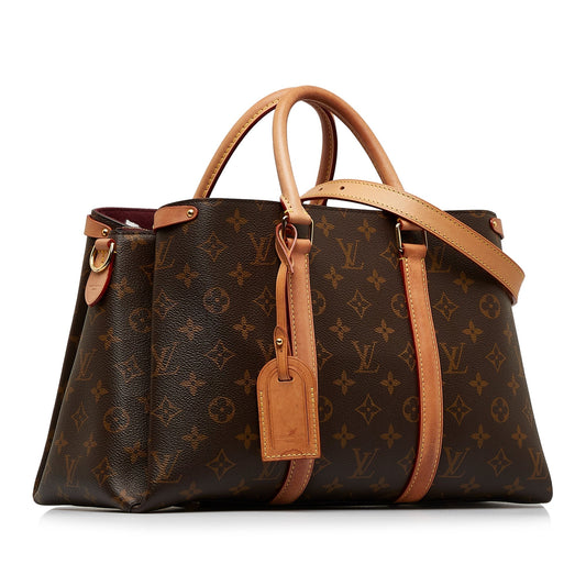 LOUIS VUITTON Monogram Soufflot MM Satchel