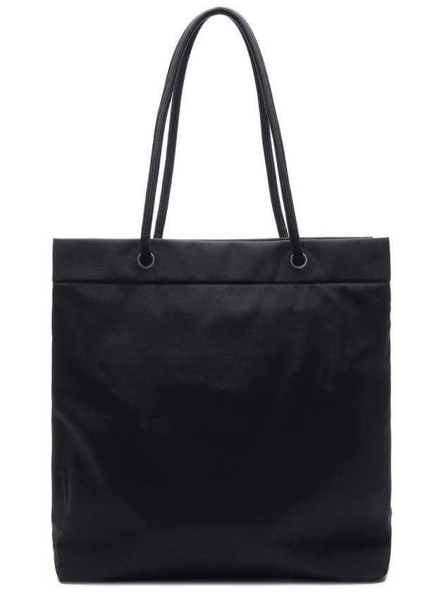 Luxury Balenciaga  Explorer Embroidered Logo Tote Bag Black