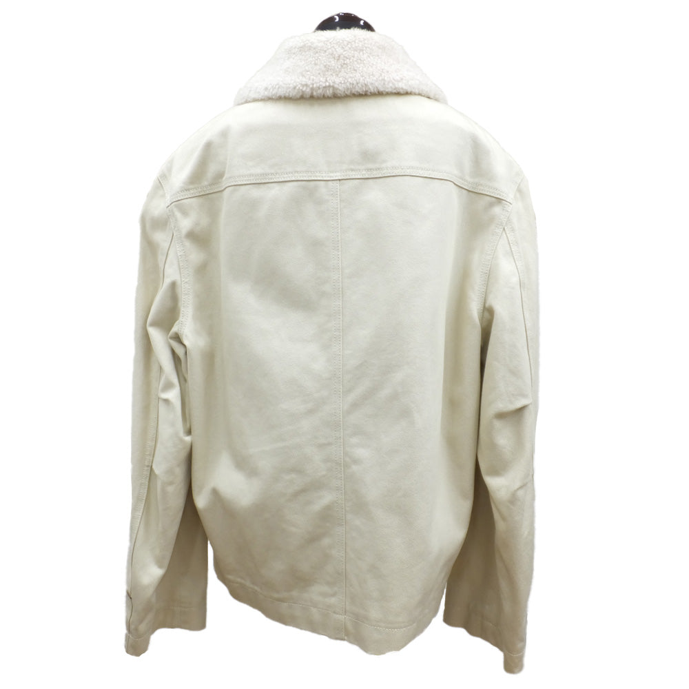 Louis Vuitton Monogram Boaden Jacket Size 46 Ivory Beige Logo Fashion RM231Q TZ0 HO5W Apparel  Dress