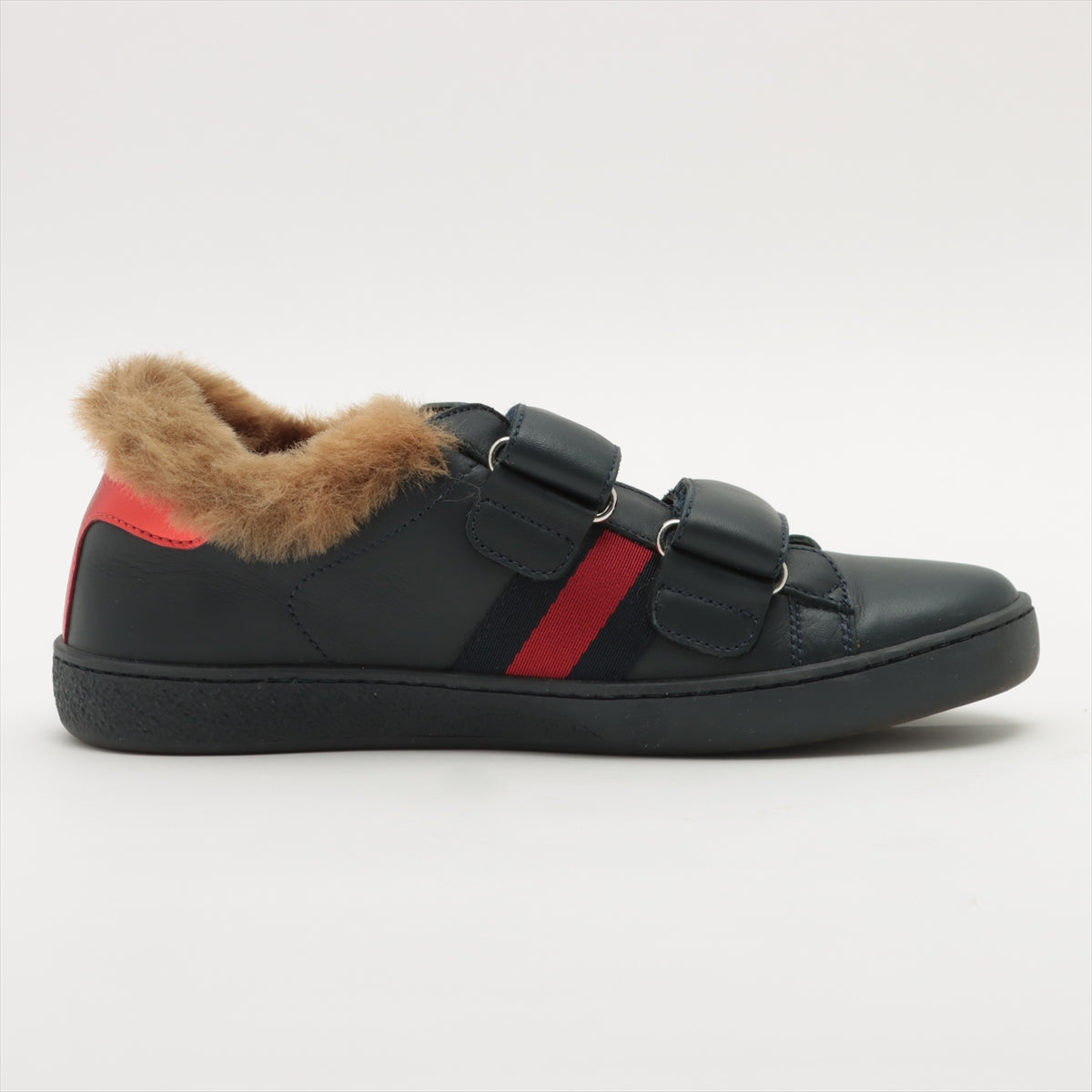 Gucci Ace Leather Trainers  Size  Black Ladies