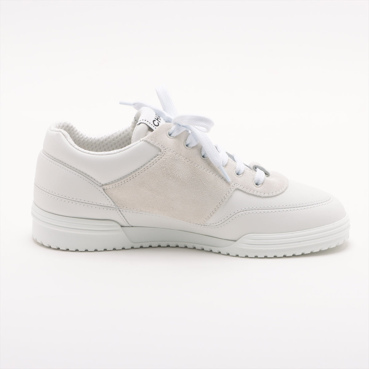 Chanel Coco 24C Leather X  Trainers 35  White G45470 Suedeer