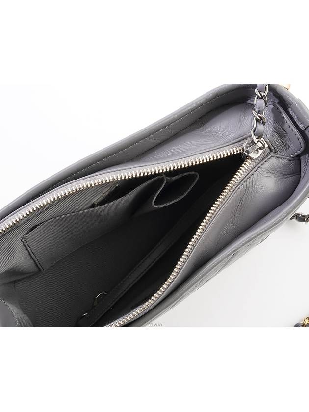 Gabrielle Hobo Bag Small Gray 69151 Chanel