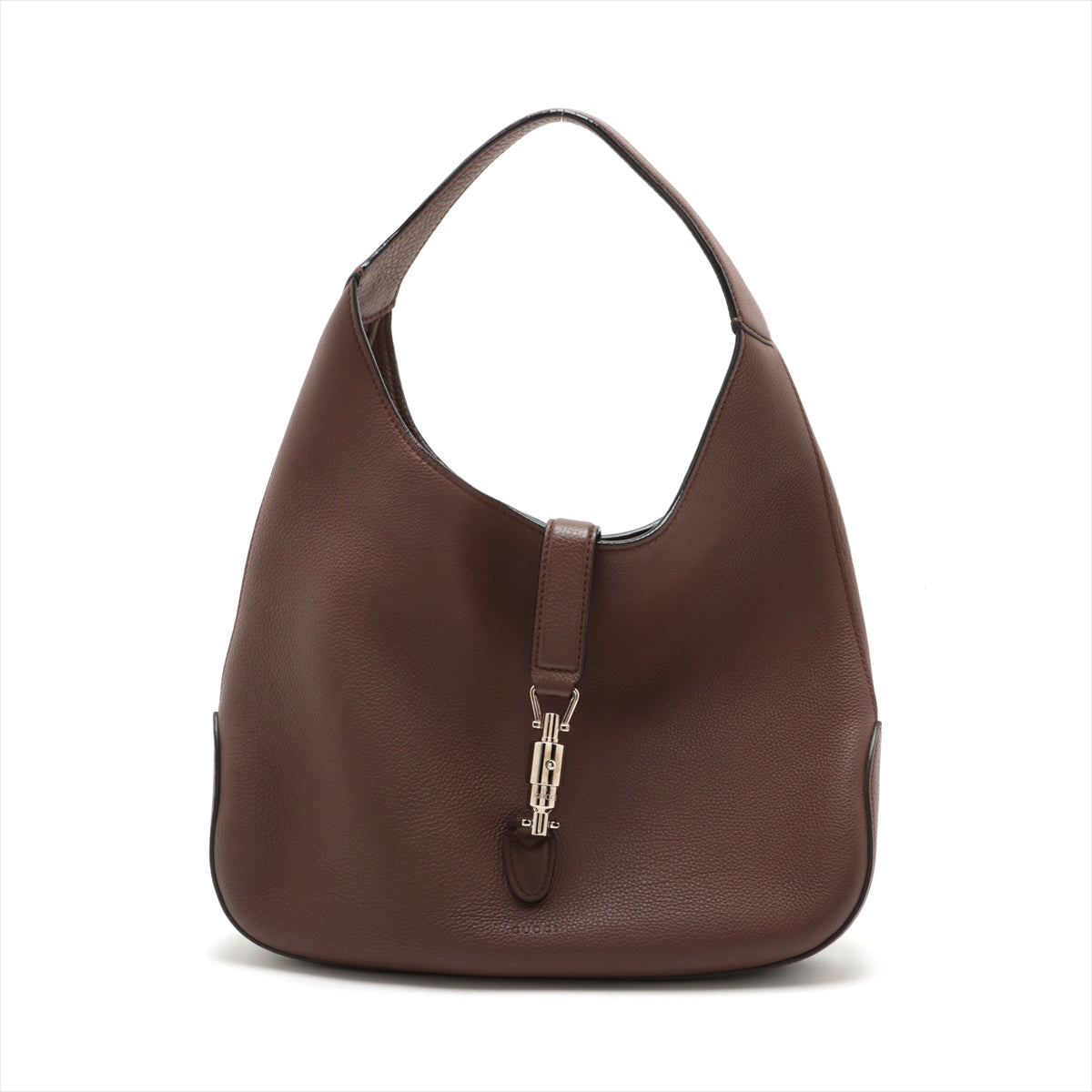 Gucci   Leather Shoulder Bag Brown 365458