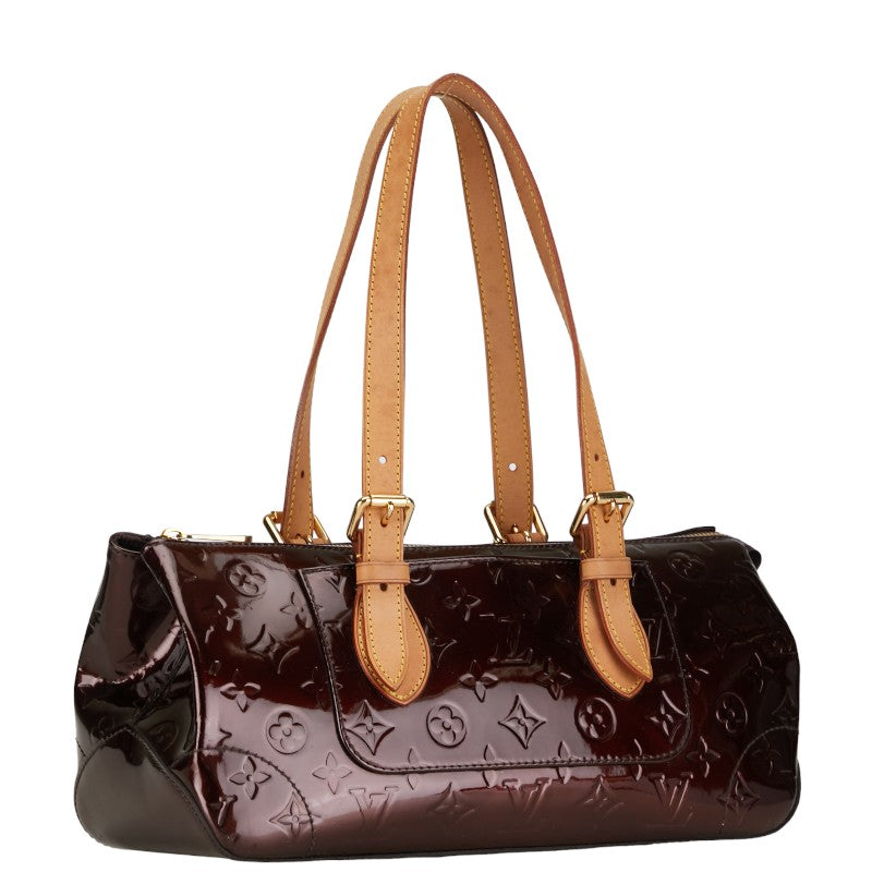 Louis Vuitton Monogram Vernis Rosewood Avenue Handbag M93510 Amarant Pearl Patent Leather  Louis Vuitton